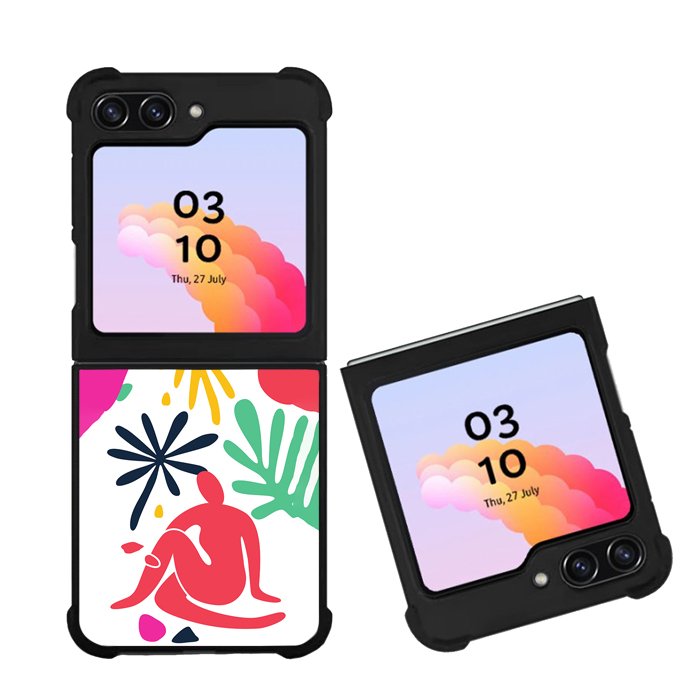 Flat Abstract FZ5123 Samsung Galaxy Z Flip 5 2023 5G Case