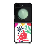 Flat Abstract FZ5123 Samsung Galaxy Z Flip 6 2024 5G Case