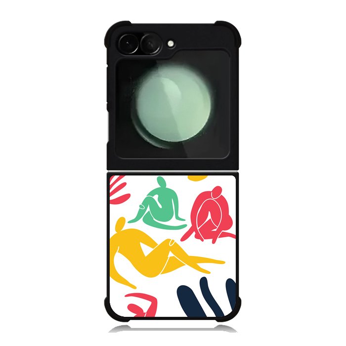 Flat Abstract FZ5128 Samsung Galaxy Z Flip 6 2024 5G Case