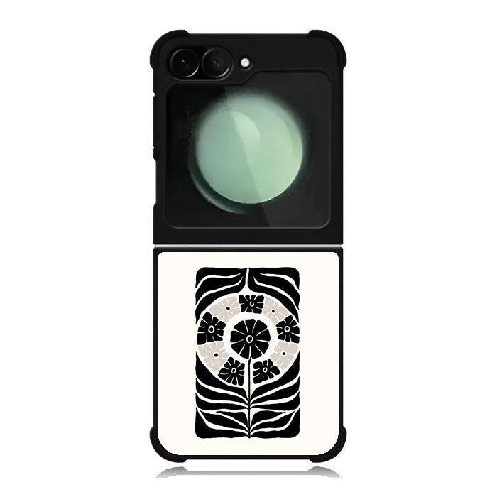 Dark Floral Abstract FZ5206 Samsung Galaxy Z Flip 6 2024 5G Case
