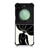 Modern Art Girl FZ5212 Samsung Galaxy Z Flip 6 2024 5G Case