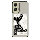 Abstract Dark Floral FZ5214 Motorola Moto G Stylus 5G 2024 Case