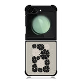 Flowers in Black FZ5216 Samsung Galaxy Z Flip 6 2024 5G Case