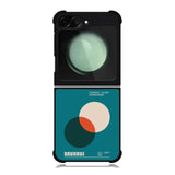 Bauhaus Abstrak Geometric FZ5241 Samsung Galaxy Z Flip 6 2024 5G Case