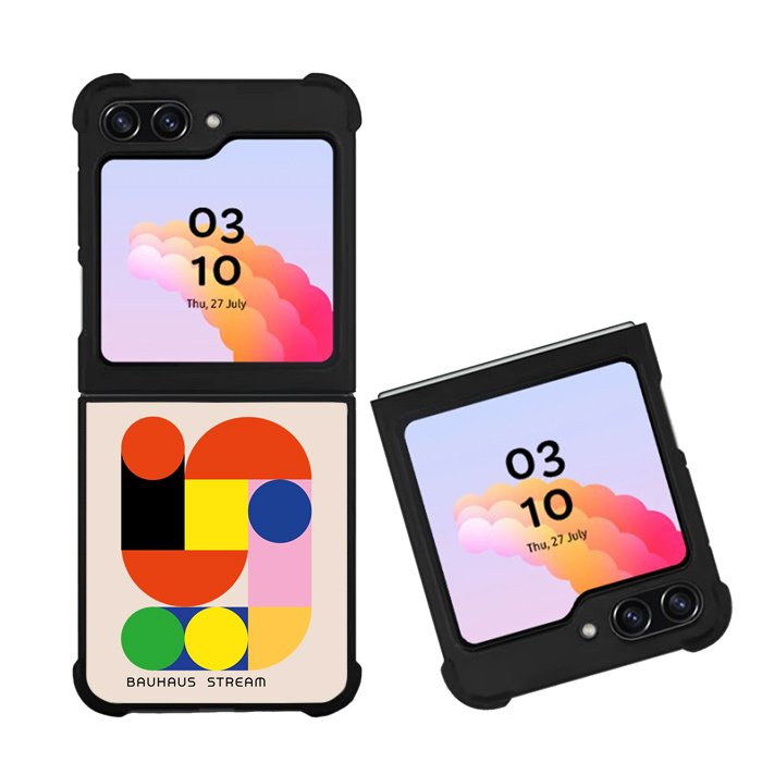 Bauhaus Stream Dribbble FZ5273 Samsung Galaxy Z Flip 5 2023 5G Case