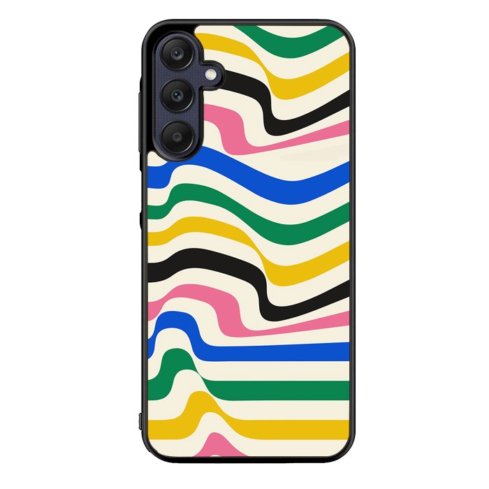 Bauhaus Warped Lines Pattern FZ5293 Samsung Galaxy A25 5G Case
