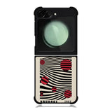 Bauhaus Abstract Lines Geometry FZ5304 Samsung Galaxy Z Flip 6 2024 5G Case