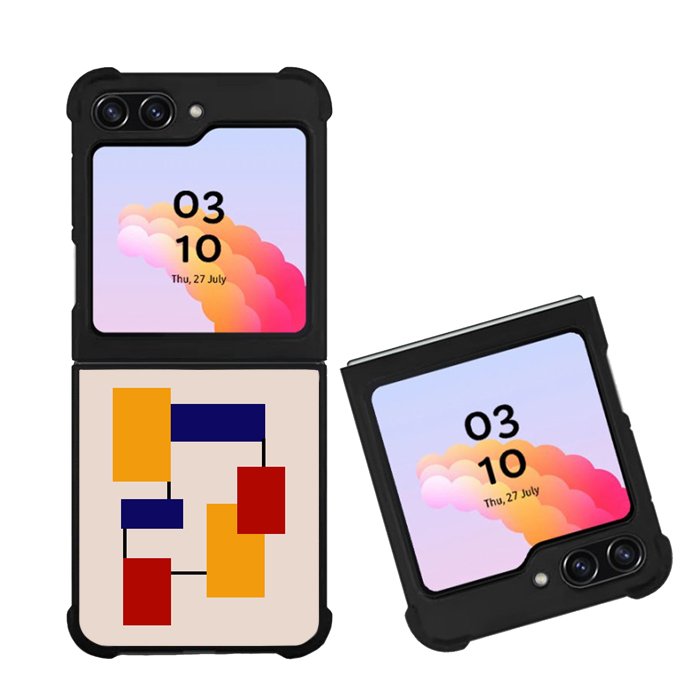 Bauhaus abstract Poster FZ5310 Samsung Galaxy Z Flip 5 2023 5G Case