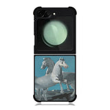 White Horse FZ6219 Samsung Galaxy Z Flip 6 2024 5G Case