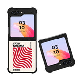 Art Line Yayoi Kusama FZ6255 Samsung Galaxy Z Flip 5 2023 5G Case