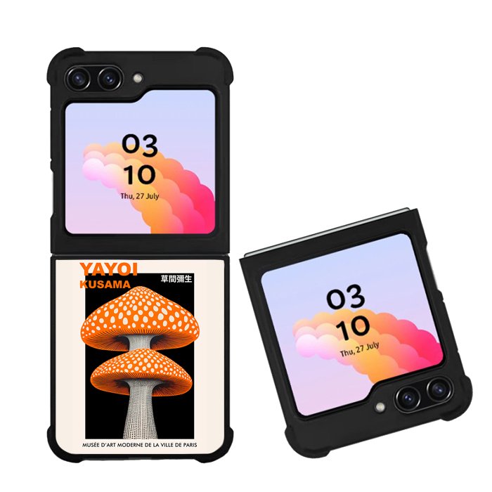 Mushroom Art Yayoi Kusama FZ6257 Samsung Galaxy Z Flip 5 2023 5G Case