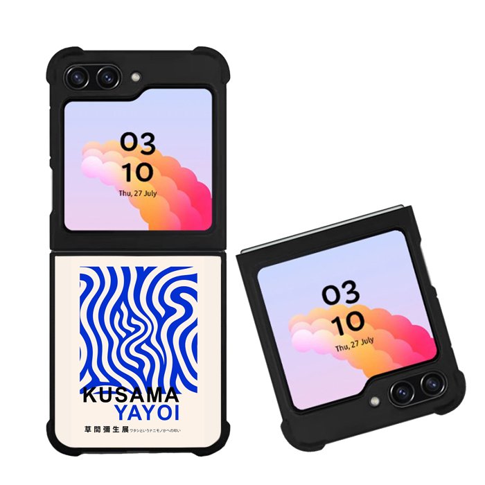 Line Art Yayoi Kusama FZ6267 Samsung Galaxy Z Flip 5 2023 5G Case
