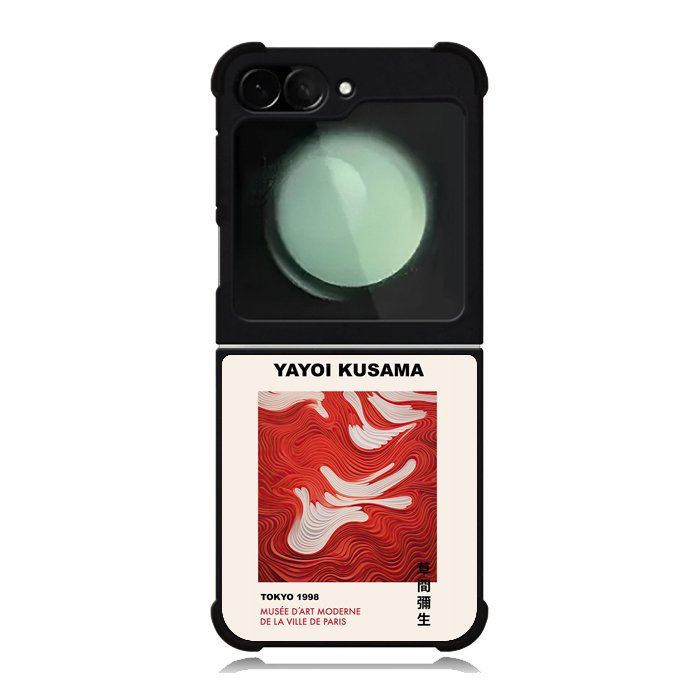 Red White Swirl Yayoi Kusama Art FZ6268 Samsung Galaxy Z Flip 6 2024 5G Case