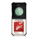 Red White Swirl Yayoi Kusama Art FZ6268 Samsung Galaxy Z Flip 6 2024 5G Case