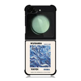 Swirl Blue Yayoi Kusama Art FZ6270 Samsung Galaxy Z Flip 6 2024 5G Case