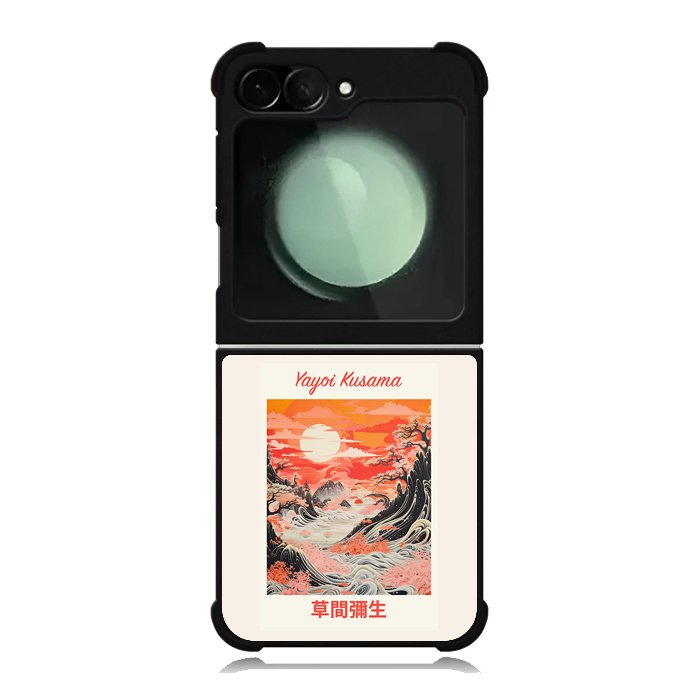Sunset Sakura Yayoi Kusama Art FZ6273 Samsung Galaxy Z Flip 6 2024 5G Case