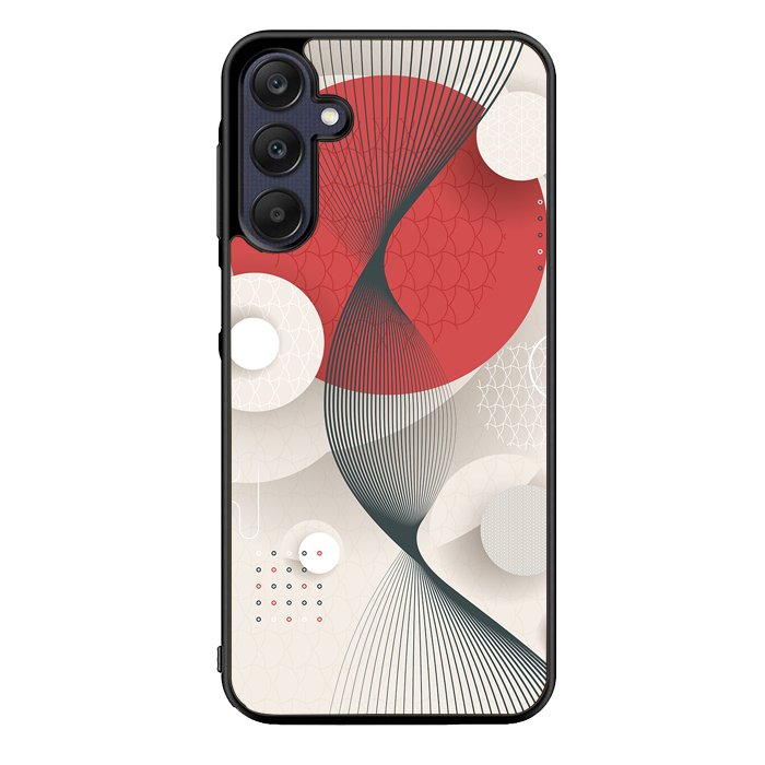 Geometry Art Red FZ6325 Samsung Galaxy A15 5G Case