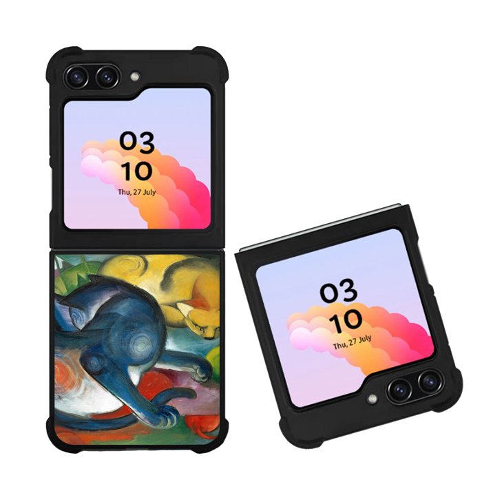 Cat Art Painting FZ6335 Samsung Galaxy Z Flip 5 2023 5G Case
