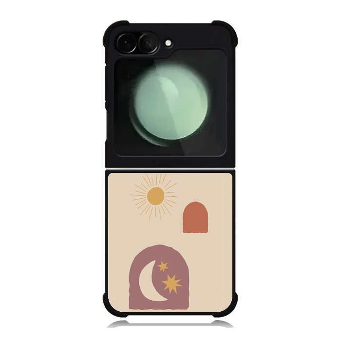 Aesthehtic Moon Sun FZ6379 Samsung Galaxy Z Flip 6 2024 5G Case