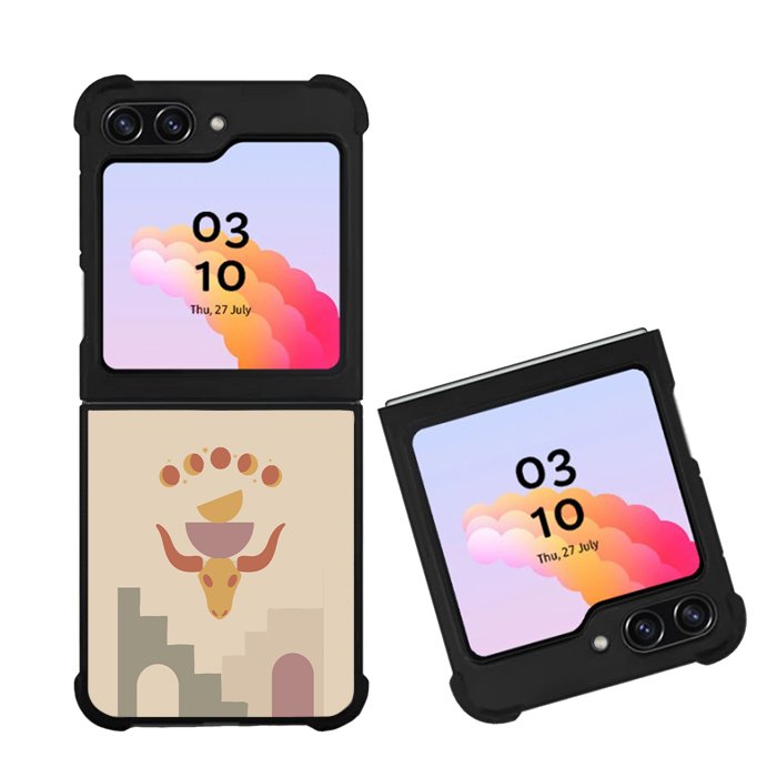 Bull Moon Aesthetic FZ6386 Samsung Galaxy Z Flip 5 2023 5G Case