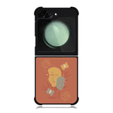 Mask Floral Aesthetic FZ6400 Samsung Galaxy Z Flip 6 2024 5G Case
