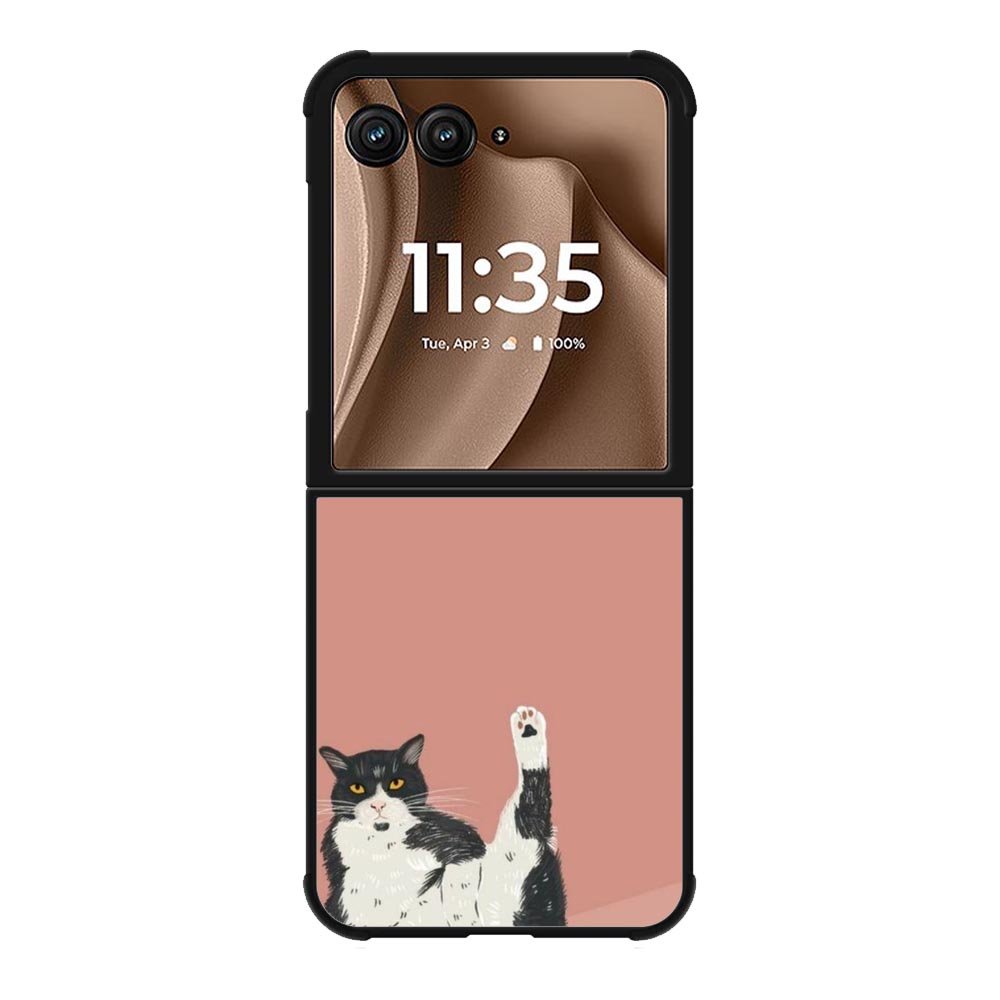 Cat Motorola Moto RAZR Plus 2025 Case OV11193