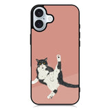 Cat iPhone 16 Plus Case QC11193