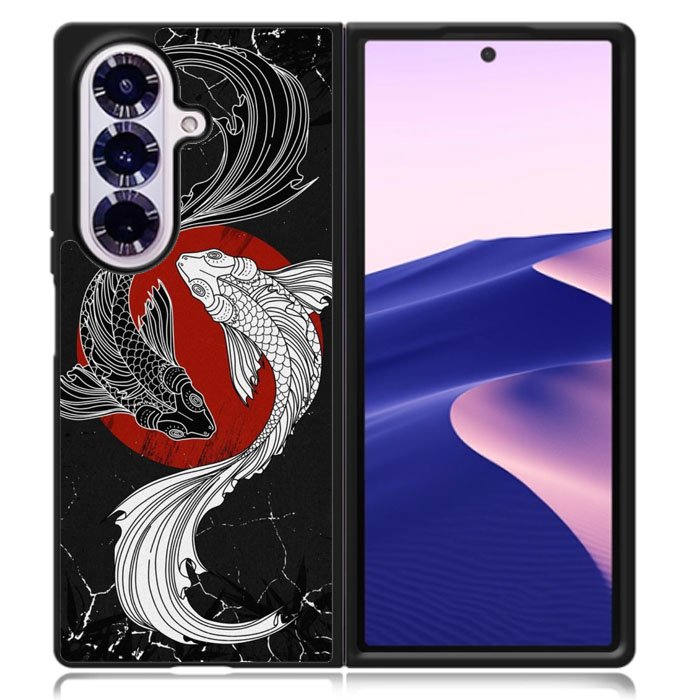 Yin And Yang Fish Samsung Galaxy Z Fold 7 Case OV10961