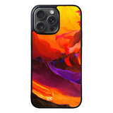 Red Abstract FLB0341 iPhone 15 Pro Max Case