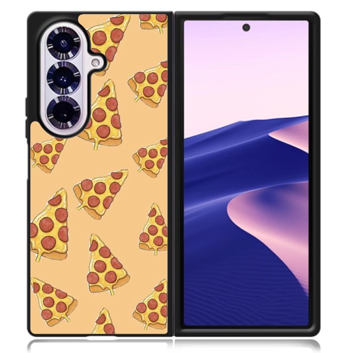 Pizza Pattern Samsung Galaxy Z Fold 7 Case OV10546