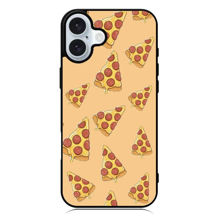 Pizza Pattern iPhone 16 Case QC10546