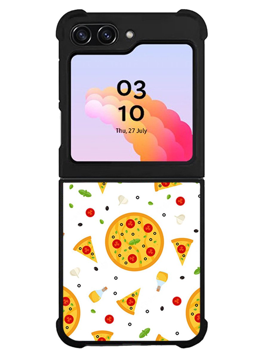 Pizza pattern Samsung Galaxy Z Flip 5 5G 2023 Case OV10548