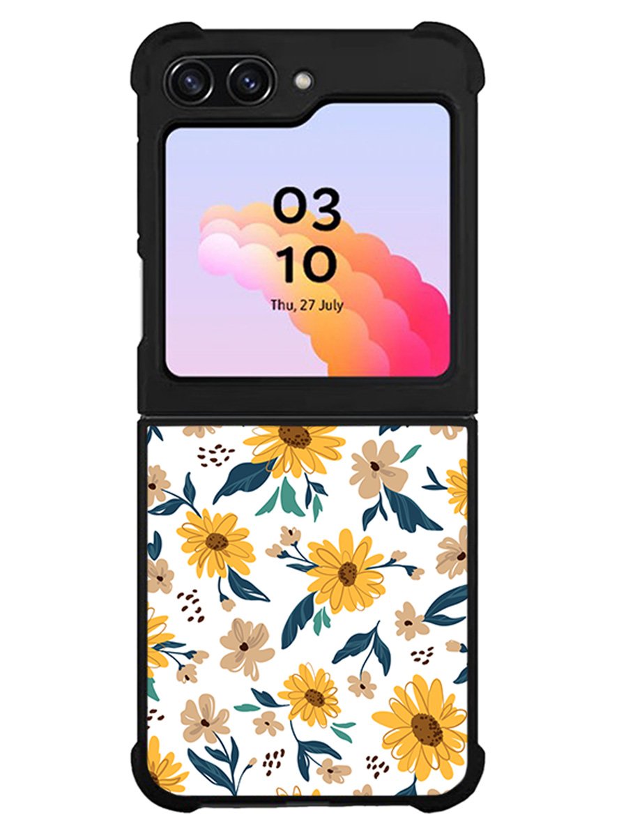 Sunflowers Pattern Samsung Galaxy Z Flip 5 5G 2023 Case OV10448