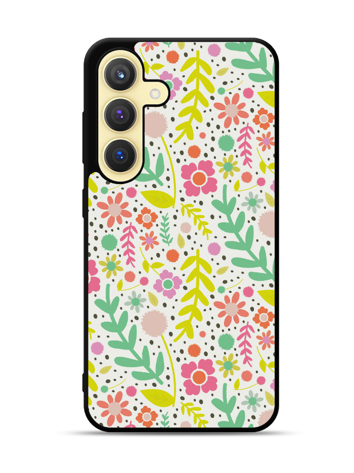 Floral pattern Samsung Galaxy S24 FE 5G Case OV10568