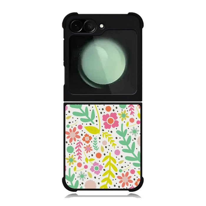 Floral pattern Samsung Galaxy Z Flip 6 5G 2024 Case OV10568
