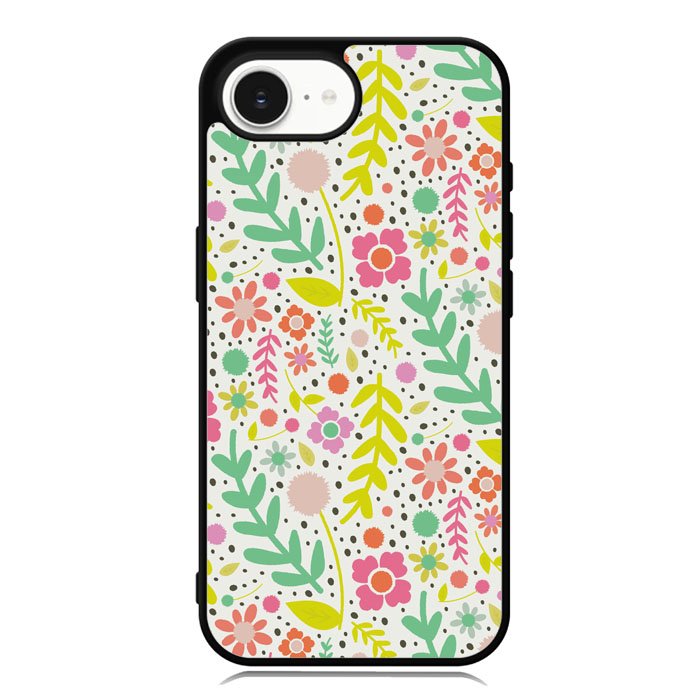 Floral pattern iPhone 16e Case OV10568