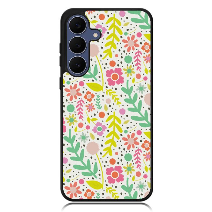 Floral pattern Samsung Galaxy S25 FE Case OV10568