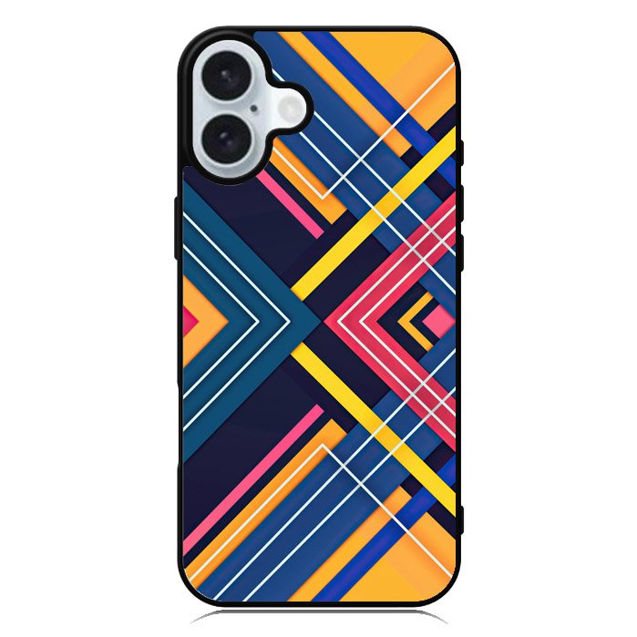 Geometry Patterns iPhone 16 Plus Case QC10578