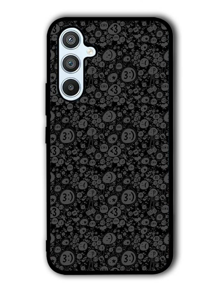 Smile Grey Samsung Galaxy A14 5G Case QC10424