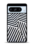 Black And White Google Pixel 8 Pro Case QC10650