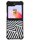 Black And White Samsung Galaxy Z Flip 5 5G 2023 Case OV10650