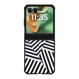 Black And White Motorola Moto RAZR 2025 Case OV10650