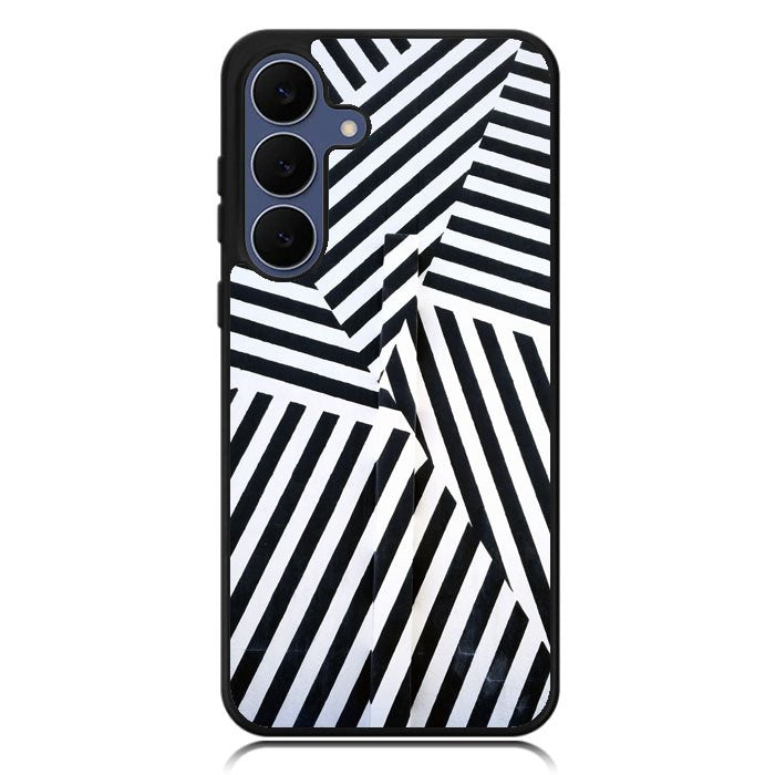 Black And White Samsung Galaxy S25 FE Case OV10650