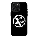 Punisher Black iPhone 16 Pro Max Case OV10400