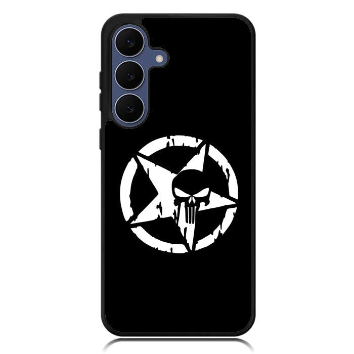 Punisher Black Samsung Galaxy S25 FE Case OV10400