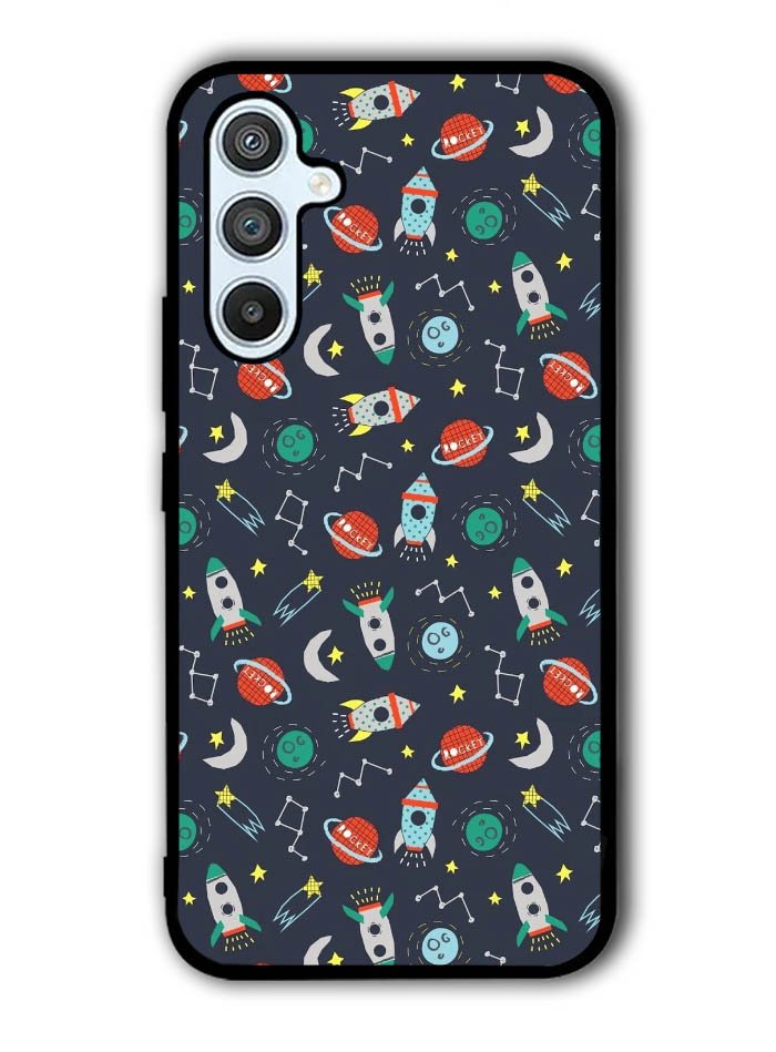 Rocket Pattern Samsung Galaxy A14 5G Case QC10407
