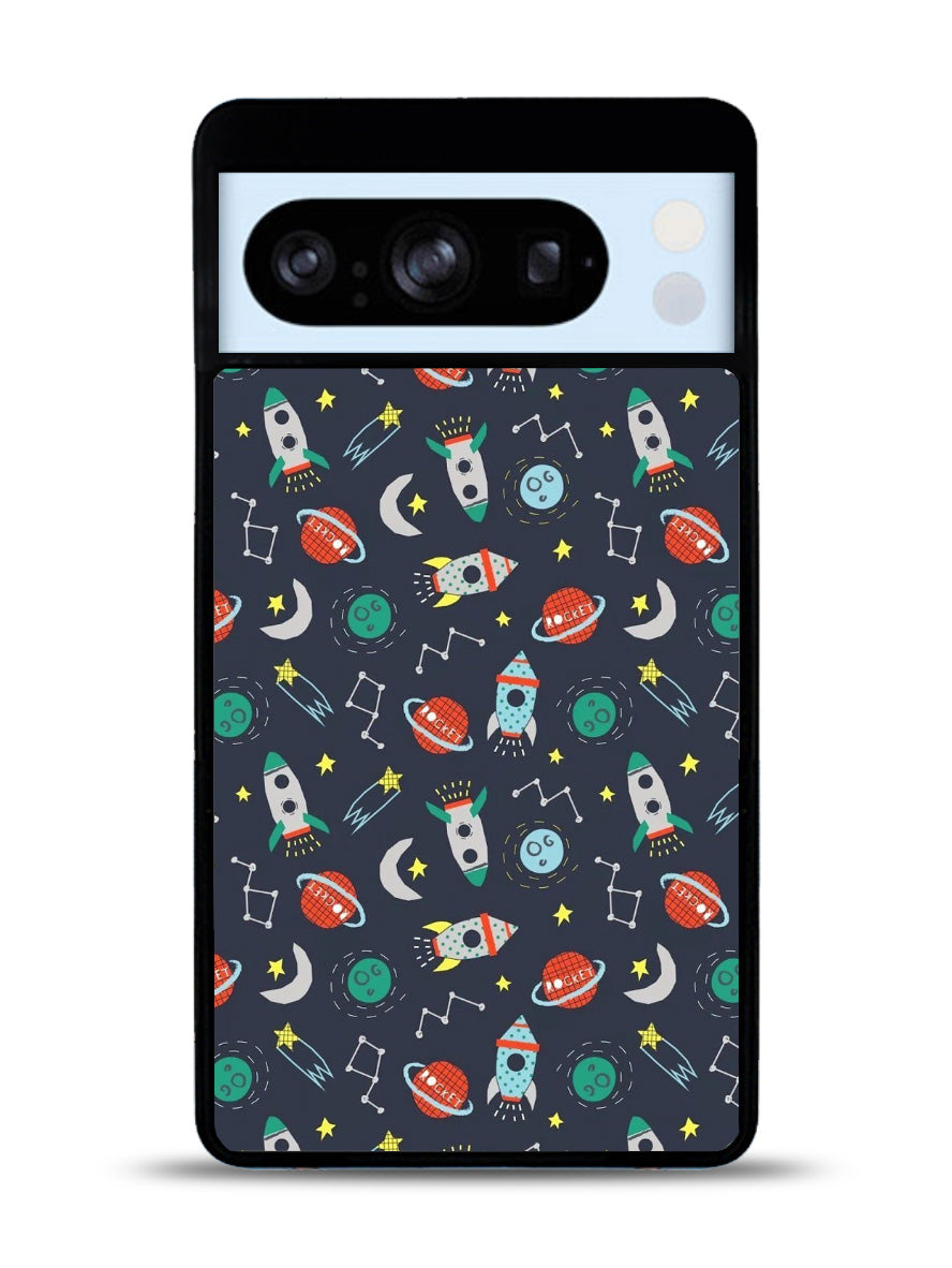 Rocket Pattern Google Pixel 8 Pro Case QC10407