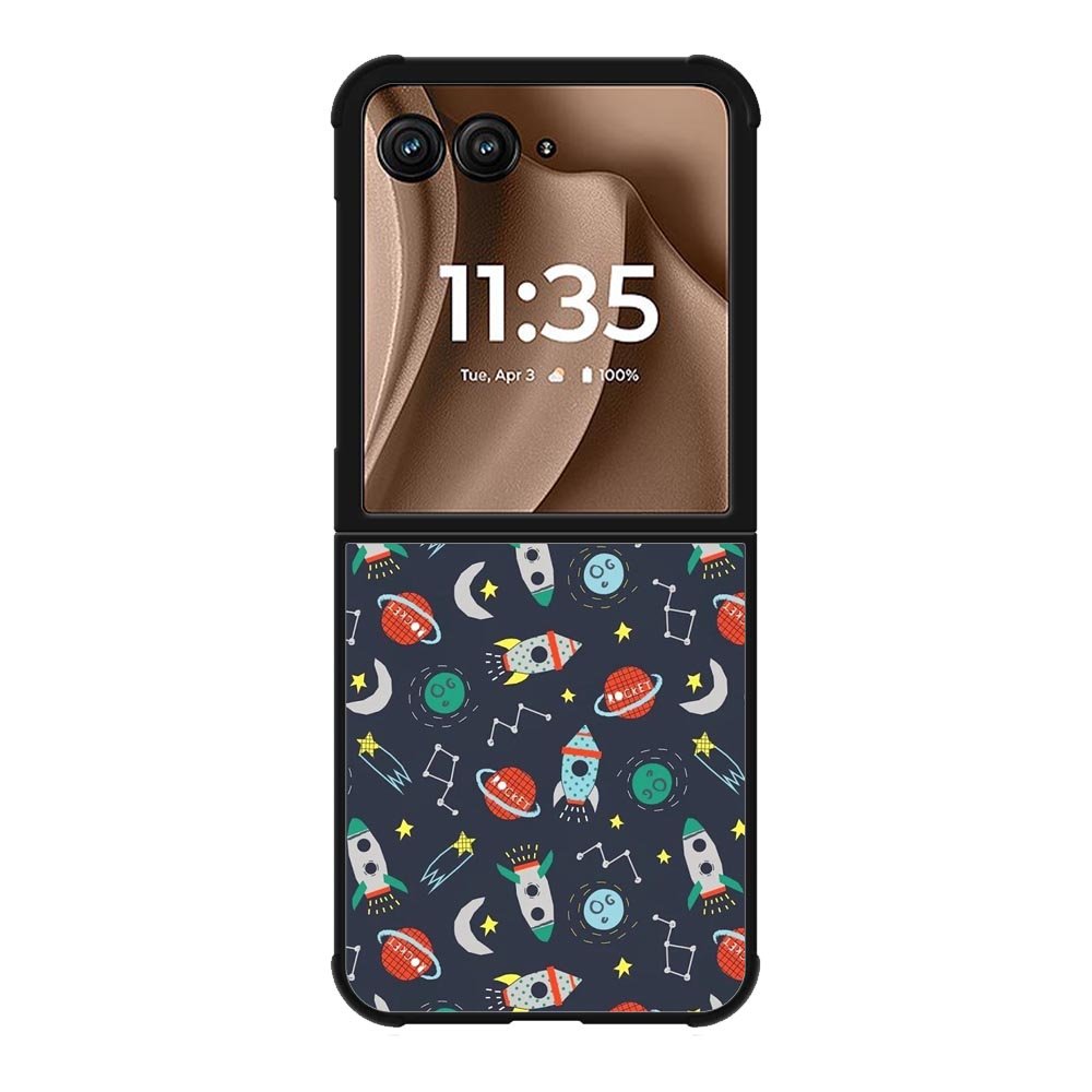 Rocket Pattern Motorola Moto RAZR Plus 2025 Case OV10407