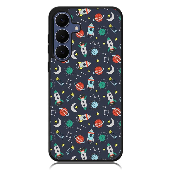 Rocket Pattern Samsung Galaxy S25 FE Case OV10407