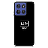 Idiot Simple Quotes Motorola Moto G Stylus 5G 2025 Case OV11222